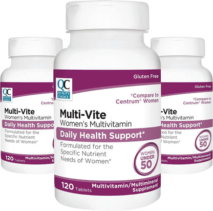 Quality Choice Multi-Vite Mujeres – – Fórmula adaptada a la mujer menor de 50 años: Tiene en cuenta las – Image 1
