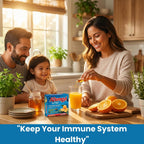 Aderogyl Multivitamínico Líquido con Vitaminas A, C, D, E, Zinc, Miel y Propóleo - 5 Ampollas Sabor Naranja