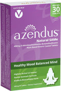 Azendus SAM-e Estado de Ánimo 400mg, 30 Comprimidos Recubiertos Entéricos