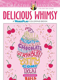 Creative Haven Deliciosa Fantasía: Un libro para colorear de juegos de palabras (Libros para colorear para adultos: comida y bebida)