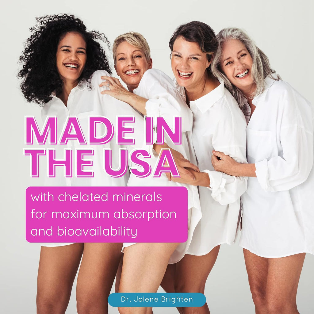 Dr. Brighten Women's Twice Daily — Multivitamínico Premium para Mujeres, Sin Hierro, 120 Cápsulas