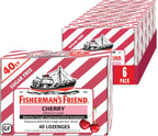 Fisherman's Friend Original Extra Strong Pastillas para la Tos (Paquete de 6 x 38 unidades) - 10mg de Mentol Natural