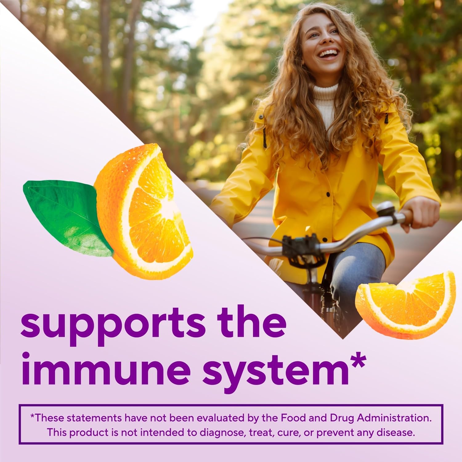 vitafusion Extra Strength Power C Gominolas de Vitamina C, Sabor Cítrico Tropical, 92 unidades
