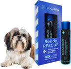 READYRESCUE Microesferas de Carbón Activado para Perros y Gatos - Kit esencial de primeros auxilios para mascotas - Aglutinante de veneno de acción rápida - Seguro y listo para llevar - 30g Pack de 12