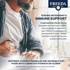 FREEDA Vitamina C Tamponada 500 mg – Ascorbato Cálcico No Ácido – 100 Cápsulas