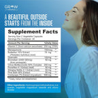 Grow Vitamin Lung Health - Suplemento Respiratorio con Vitamina C, 60 Cápsulas