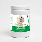 Healthy Breeds Masticables Blandos de Aceite de Salmón para Perros Labradoodle, 120 Unidades