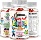 Children's Multivitamin Gummies - 160 Gummies, Natural Fruit Flavors - Nutrisalud