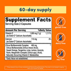 American Health Ester-C con Bioflavonoides Cítricos - 500 mg, 120 Cápsulas (60 Dosis)