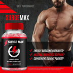 Surge Max Gummies - Gomitas Multivitamínicas para Hombres
