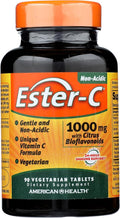 American Health Ester C 1000 mg con Bioflavonoides Cítricos, 90 Comprimidos