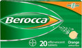 Berocca Energy, Suplemento Vitamínico para Energía Física y Mental, Sabor Naranja, 20 Comprimidos Efervescentes