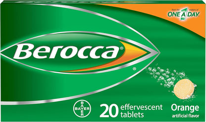 Berocca Energy, Suplemento Vitamínico para – Cafeína (90 mg por comprimido) y guaraná: La cafeína contribuye a – Image 1