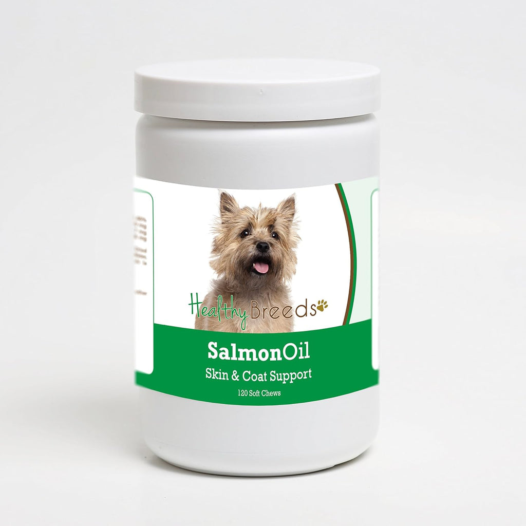 Healthy Breeds Masticables de Aceite de Salmón para Perros - 120 unidades