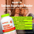 NutriBiotic Ascorbato Sódico Vitamina C en Polvo Tamponada, 454 g (16 oz)