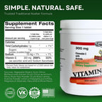 LANDAU 300mg Vitamina C Masticable con Acerola - 500 Comprimidos - Sabor a Baya - Kosher