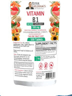 Peter's Choice Vitamina B1 (Tiamina) 500 mg - 100 Comprimidos