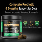 Deluxe Naturals Probióticos Masticables para Perros – 180 Unidades (2 x 90) – Sabor a Pollo