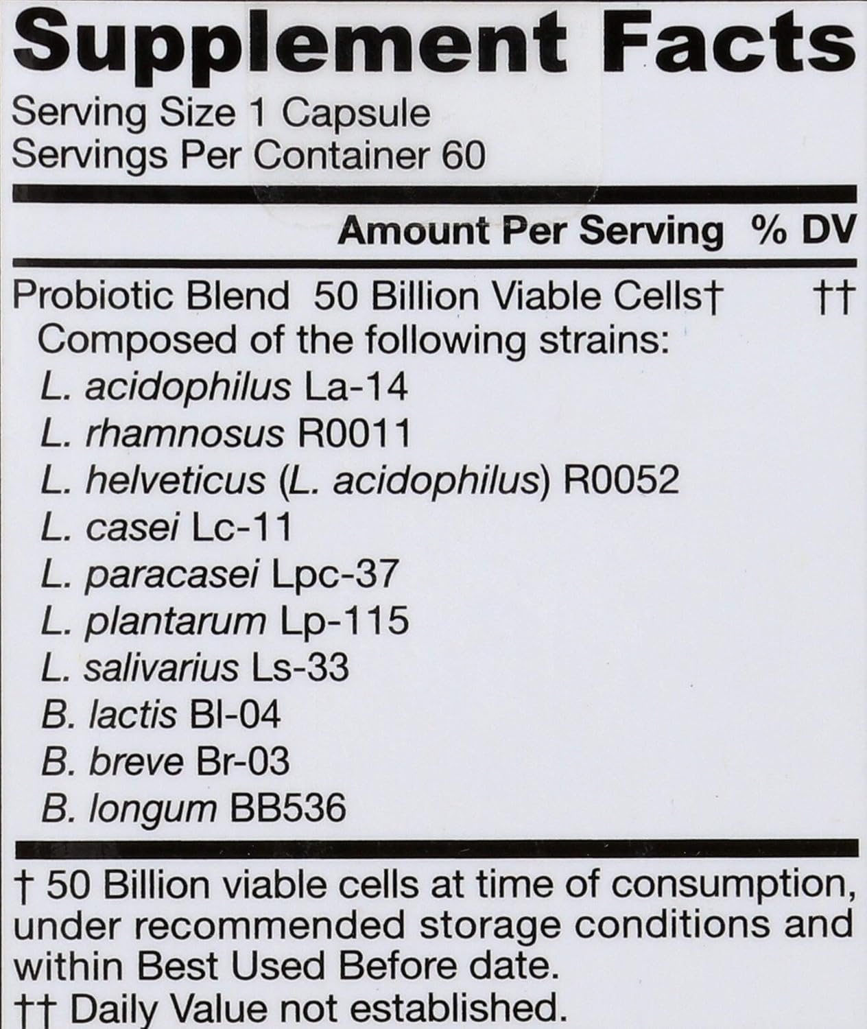 Jarrow Formulas Ultra Dophilus, 60 cápsulas