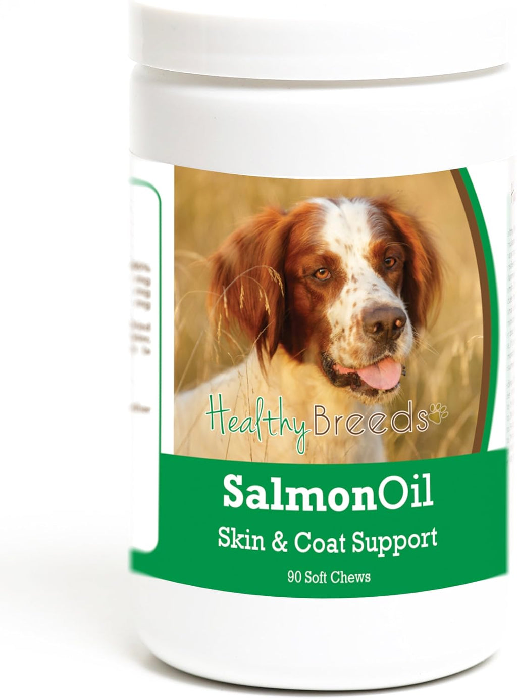 Healthy Breeds Aceite de Salmón en Pastillas Blandas para Perros Irish Red and White Setter, 90 unidades