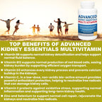 Advanced Kidney Essentials Multivitamin – 30 Cápsulas