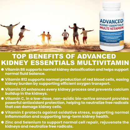Advanced Kidney Essentials Multivitamin – – Protección celular: La vitamina E y el selenio ayudan a proteger las – Image 2