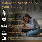 Prestige Breed Multivitamínicos para Bulldog, Nutrición Equilibrada, 90 Comprimidos, Hecho en USA con Bacon de Verdad