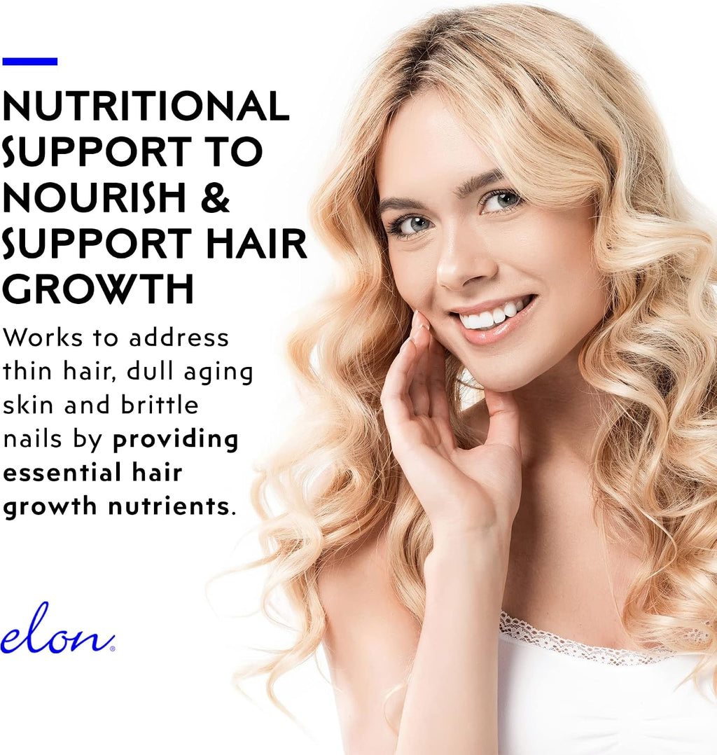 Elon Biotin Gummies – Gominolas de Biotina 5000 mcg para Cabello, Piel y Uñas (60 unidades)