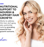Elon Biotin Gummies – Gominolas de Biotina 5000mcg para Cabello, Piel y Uñas – 60 Unidades