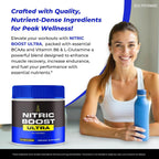 Nitric Boost Ultra Powder, Fórmula Oficial de NitricBoost para Apoyar la Energía y el Flujo Sanguíneo