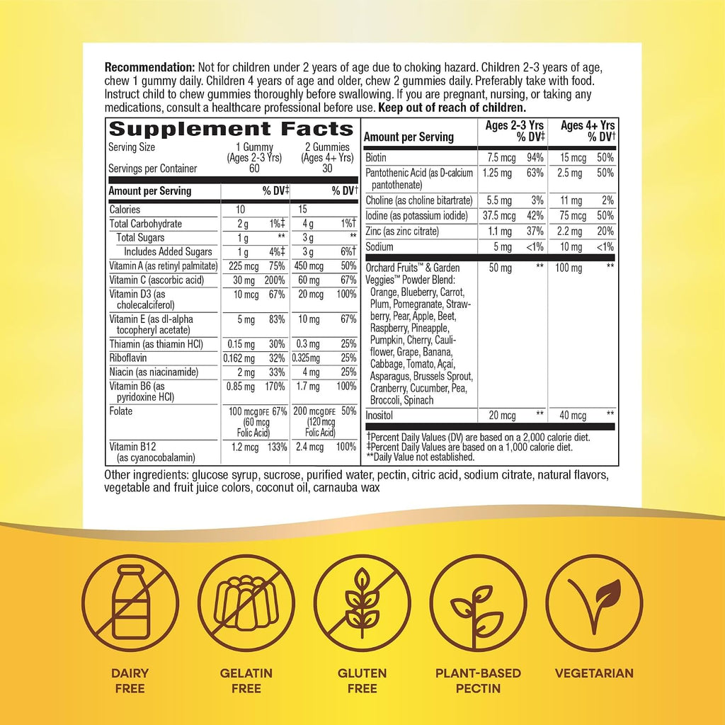 Nature's Way Alive! Gomitas Multivitamínicas para Niños - 60 Gomitas Multivitamínicas