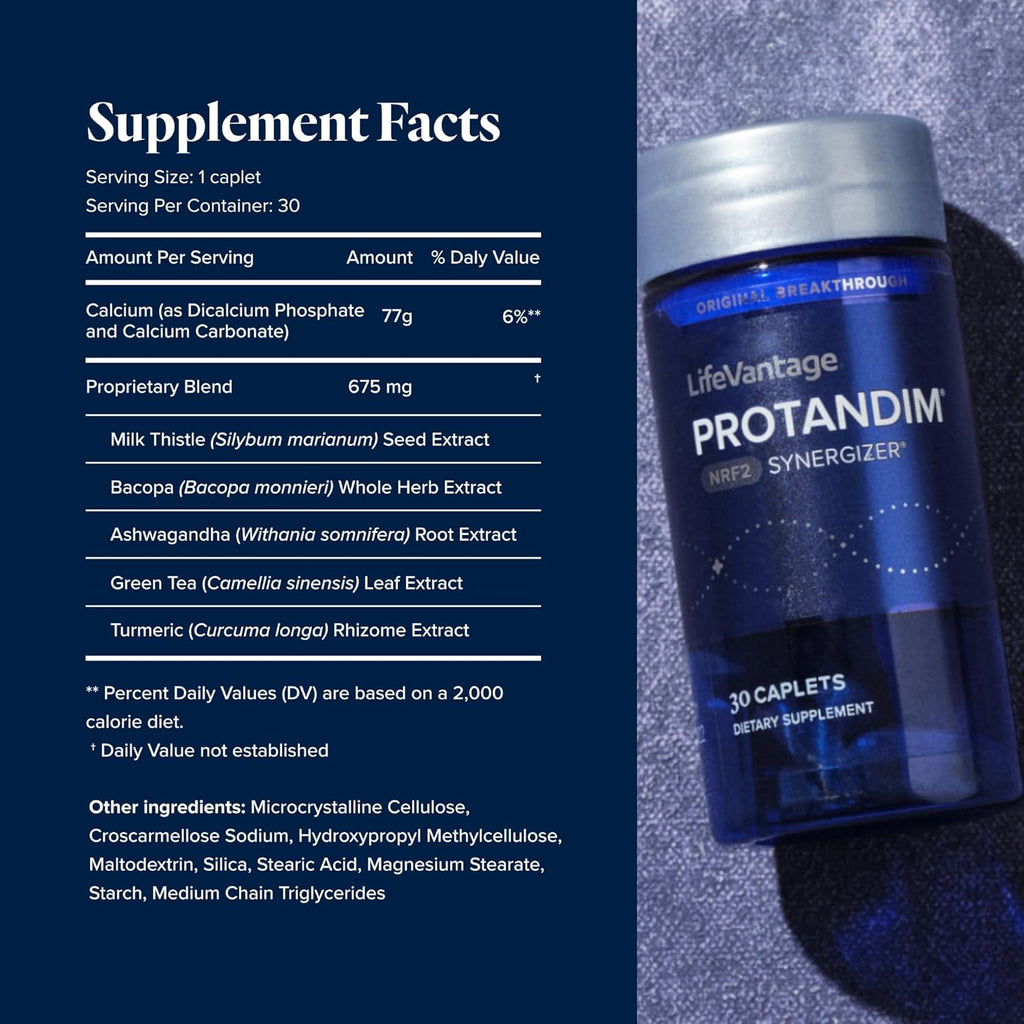 Protandim Nrf2 Synergizer – 30 Cápsulas – Complemento para la Salud Celular