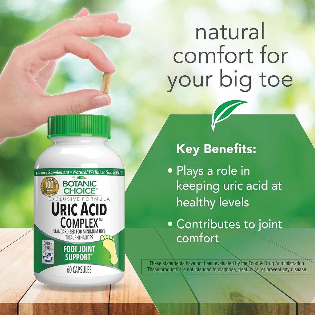 Botanic Choice Uric Acid Complex - 60 Capsules