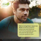 Irwin Naturals Men's Living Green Liquid-Gel Multi - Multivitamínico completo para hombres 90 cápsulas blandas