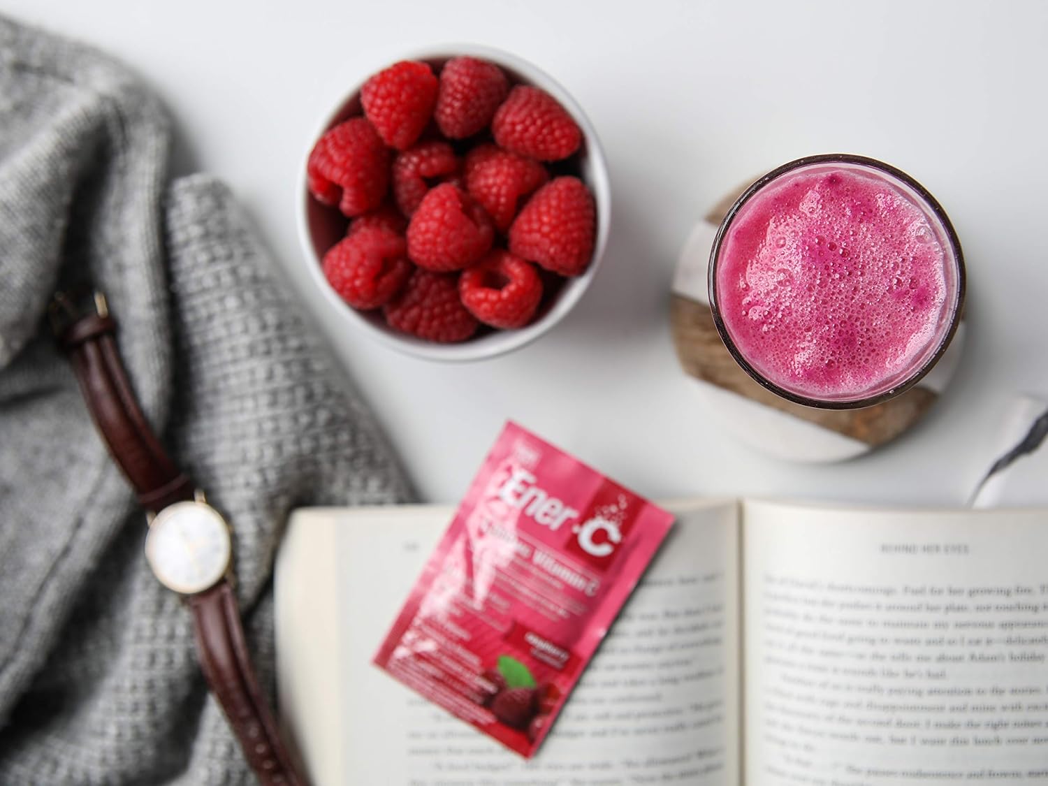 Ener-C Raspberry Multivitamin Drink Mix 30 sobres