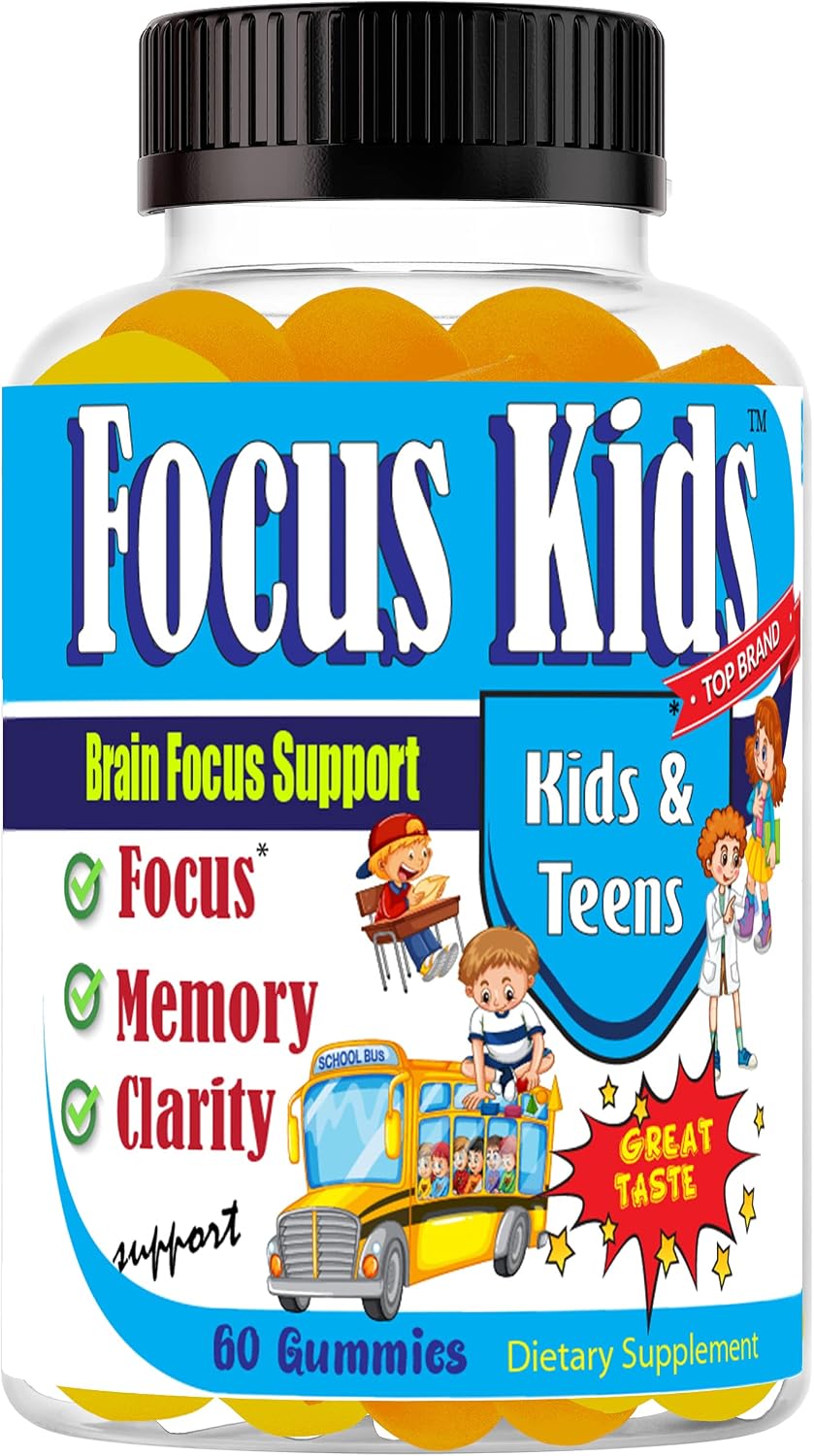 Focus Kids Gummies - Gomitas de Concentración con DHA y Omega 3-6-9