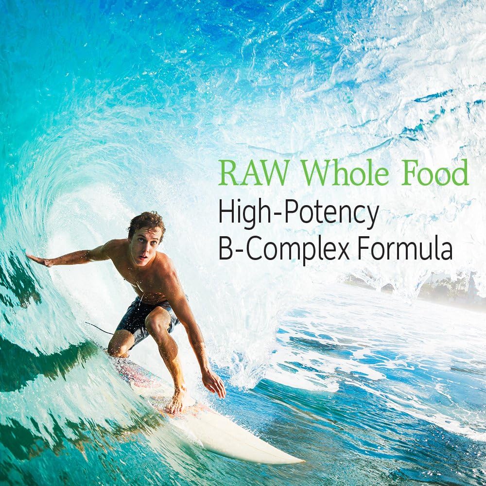 Garden of Life Complejo B - 60 Cápsulas Veganas, Alta Potencia para Energía y Metabolismo