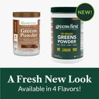 Greens First Original Greens Powder - 49 Superalimentos - Chocolate, 30 Porciones