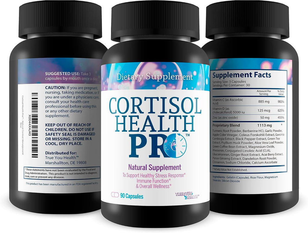 Cortisol Health Pro - Suplemento para el control del cortisol y el estrés