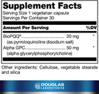 Douglas Laboratories PQQ Plus – Apoyo a la salud neurológica – 30 cápsulas
