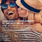 Bronson Vitamina D3 5000 UI (125 mcg) - 360 Comprimidos - No Transgénico, Sin Gluten, Sin Soja