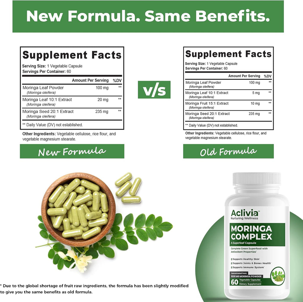 Moringa Complex - 5000mg - 60 Cápsulas