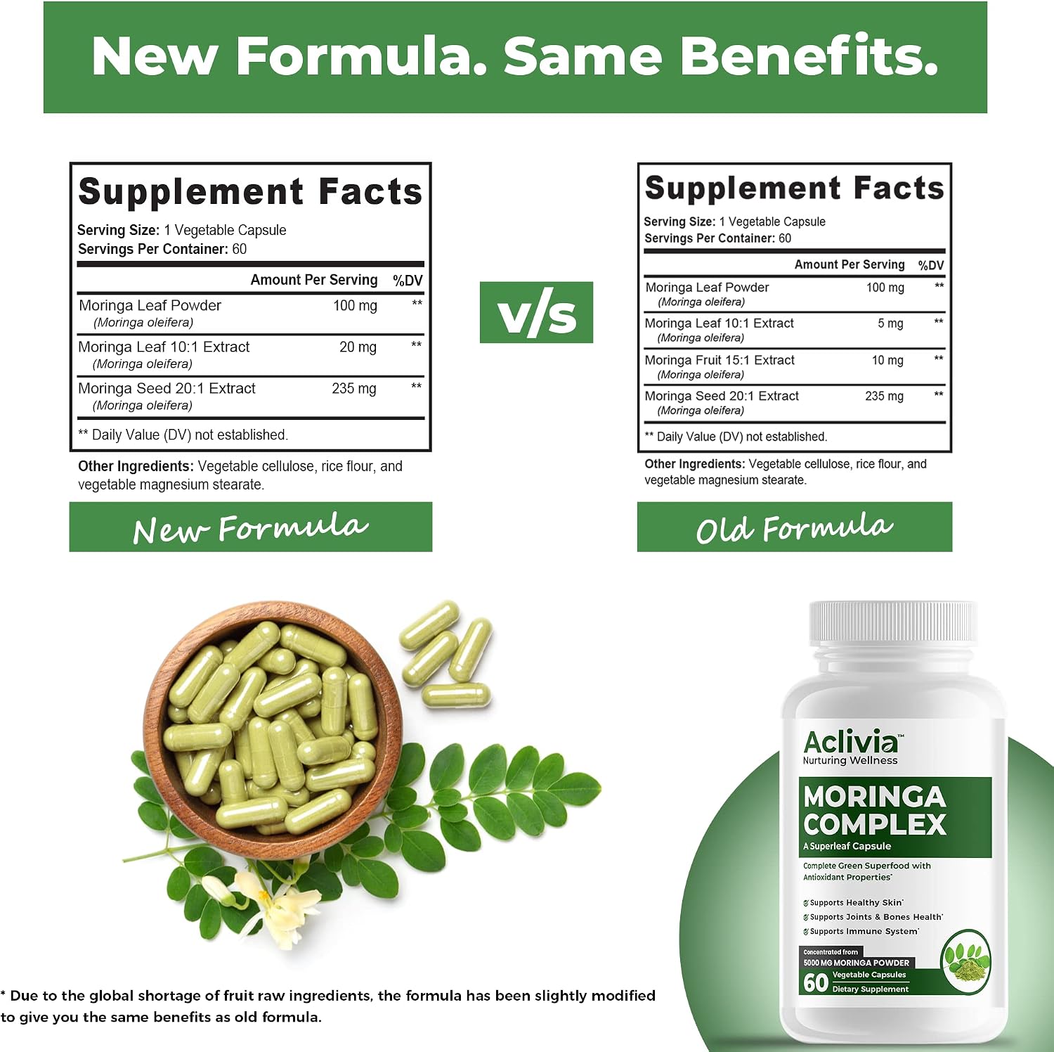 Moringa Complex - 5000mg - 60 Cápsulas