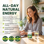 Marine Phytoplankton Omega 3 - Complemento Vegano de Algas Marinas, 1000mg, 60 Cápsulas