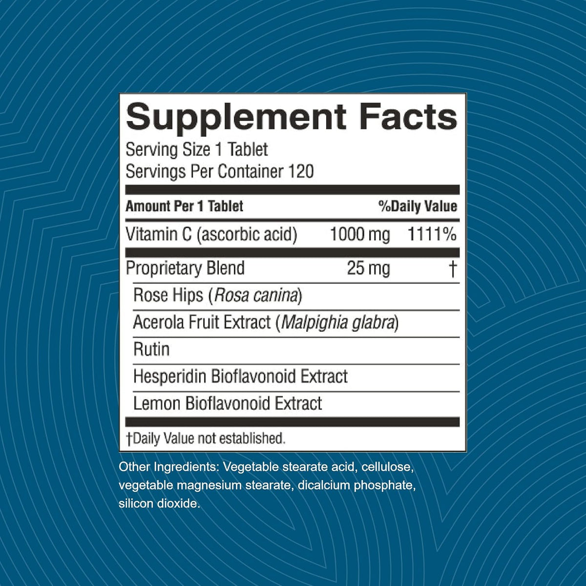 Nature's Sunshine Vitamina C Liberación Prolongada, 1000 mg, 120 Comprimidos – Image 3