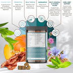 Strawfield Pets Multivitamínico Senior con Probióticos y Cardo Mariano para Perros, Sabor a Bacon, 120 Masticables Blandos