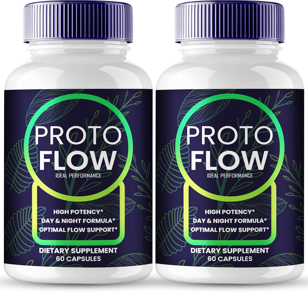 Proto Flow Cápsulas para la Próstata - Fórmula Avanzada Natural (2 Paquetes)