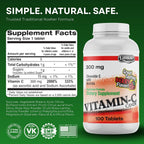LANDAU Vitamina C Masticable 300 mg con Acerola - Sabor a Bayas - 100 Comprimidos