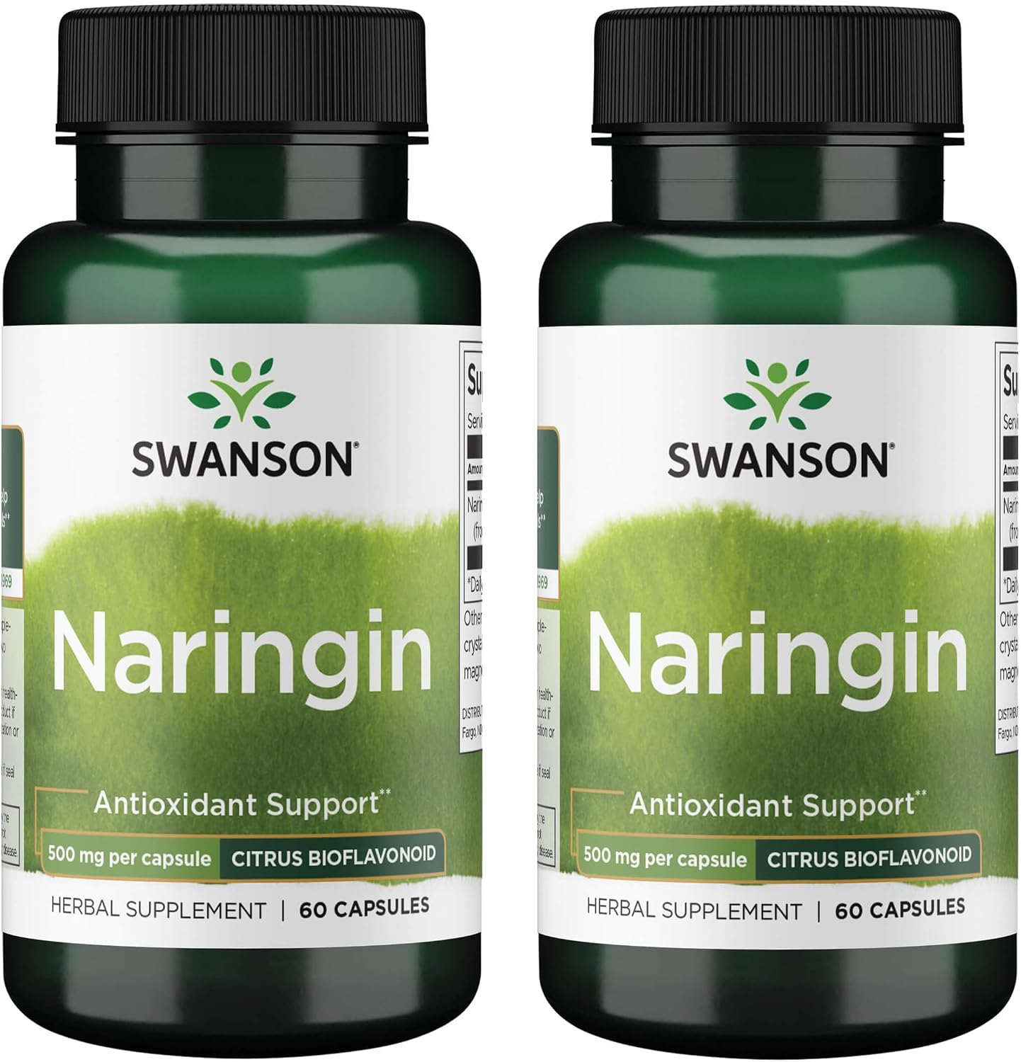 Swanson Naringina Bioflavonoide Cítrico 500 mg, 60 Cápsulas