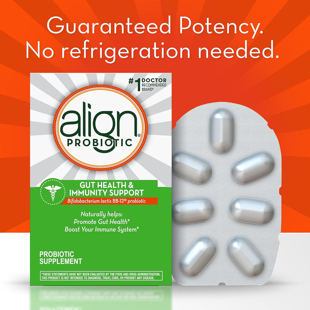 Align Gut Health & Immunity Probiotic, Apoyo Digestivo e Inmunitario Diario, 14 Cápsulas